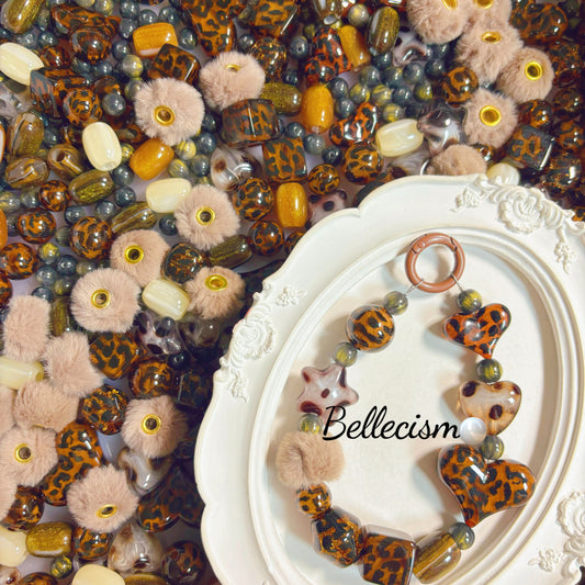 【Leopardo】acrílica/peludo/8-21mm