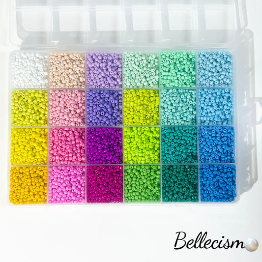 Caja de cuentas de semillas