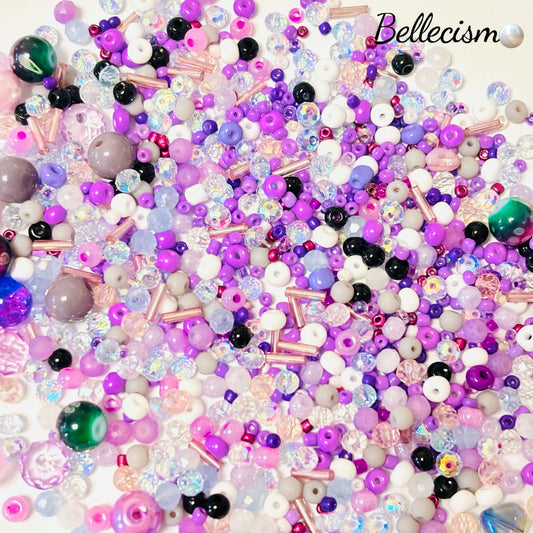 【Lavanda】mostacillas/facetatadas