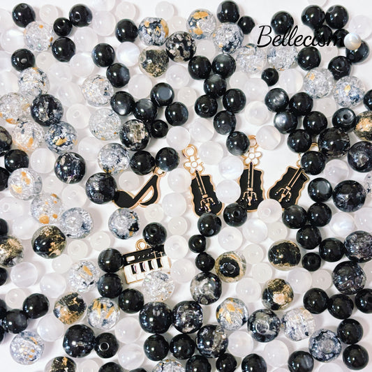 【Banda musical】cuentas de vidrio/6-10mm/desde 120ml