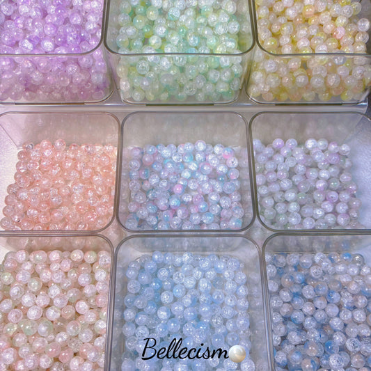 【Crea tu mezcla 3】elige colores en el live/colores cambian/cuentas de vidrio//5-6pulseras/dijes separados/hilo/aguja
