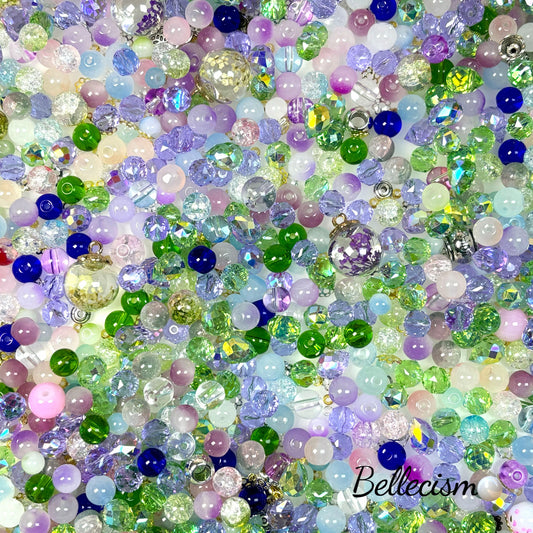 【Wisteria】cuentas de vidrio/facetadas/redondas/dijes/separadores/2-20mm