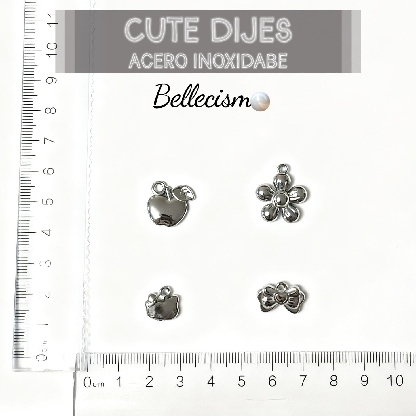 【Cute dijes】 acero inoxidable