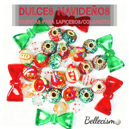 【Dulces navideños】cuentas para lapiceros/colgantes