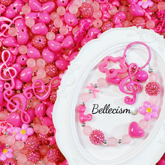 【Fiusha】cuentas acrílicas/gatitos/notas/8-20mm