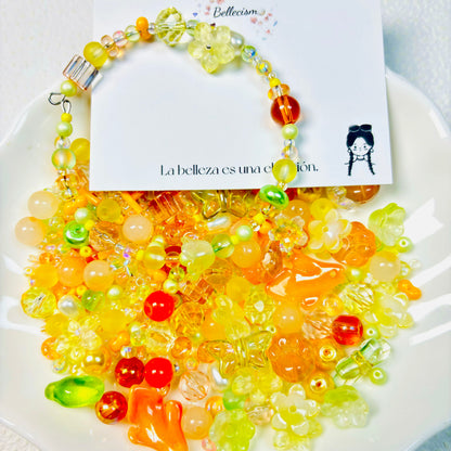 【Cuentas de vidrio】para pulseras/collares/aretes/anillos