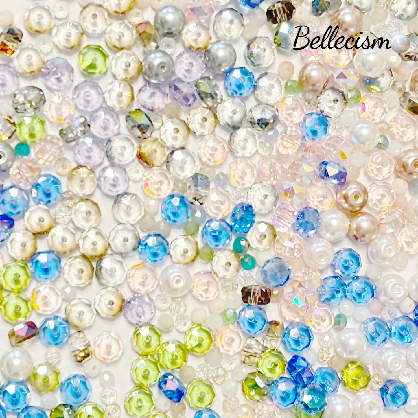 【Cuentas brillantes】cuentas facetadas de vidrio/4-8mm/desde 60ml