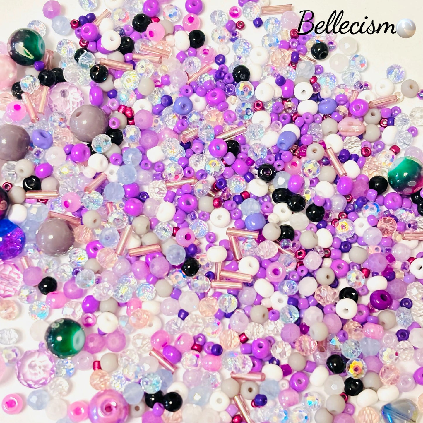 【Lavanda】mostacillas/facetatadas