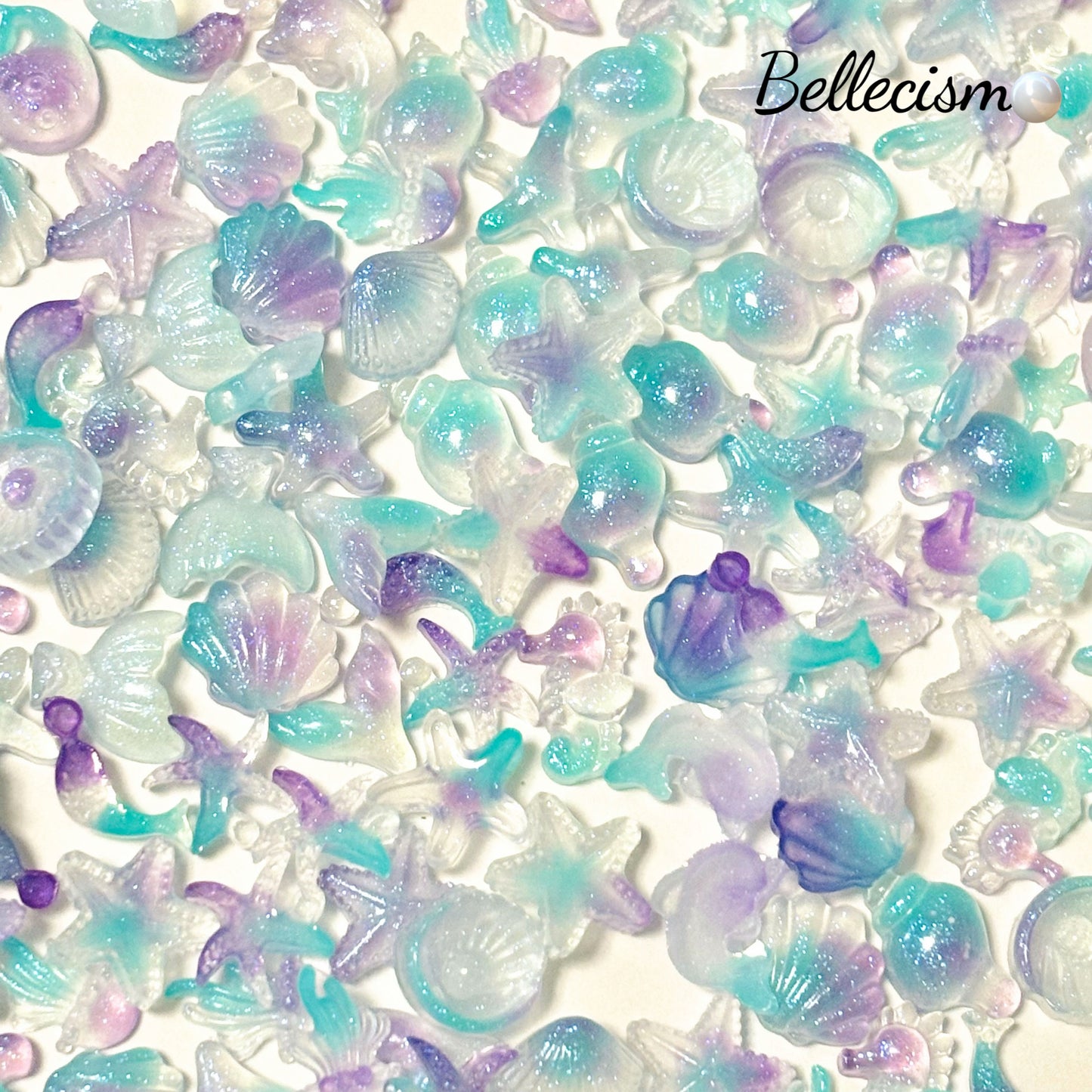 【Nadando en el mar Mini】decoraciones chiquitas para uñas u otras cosas