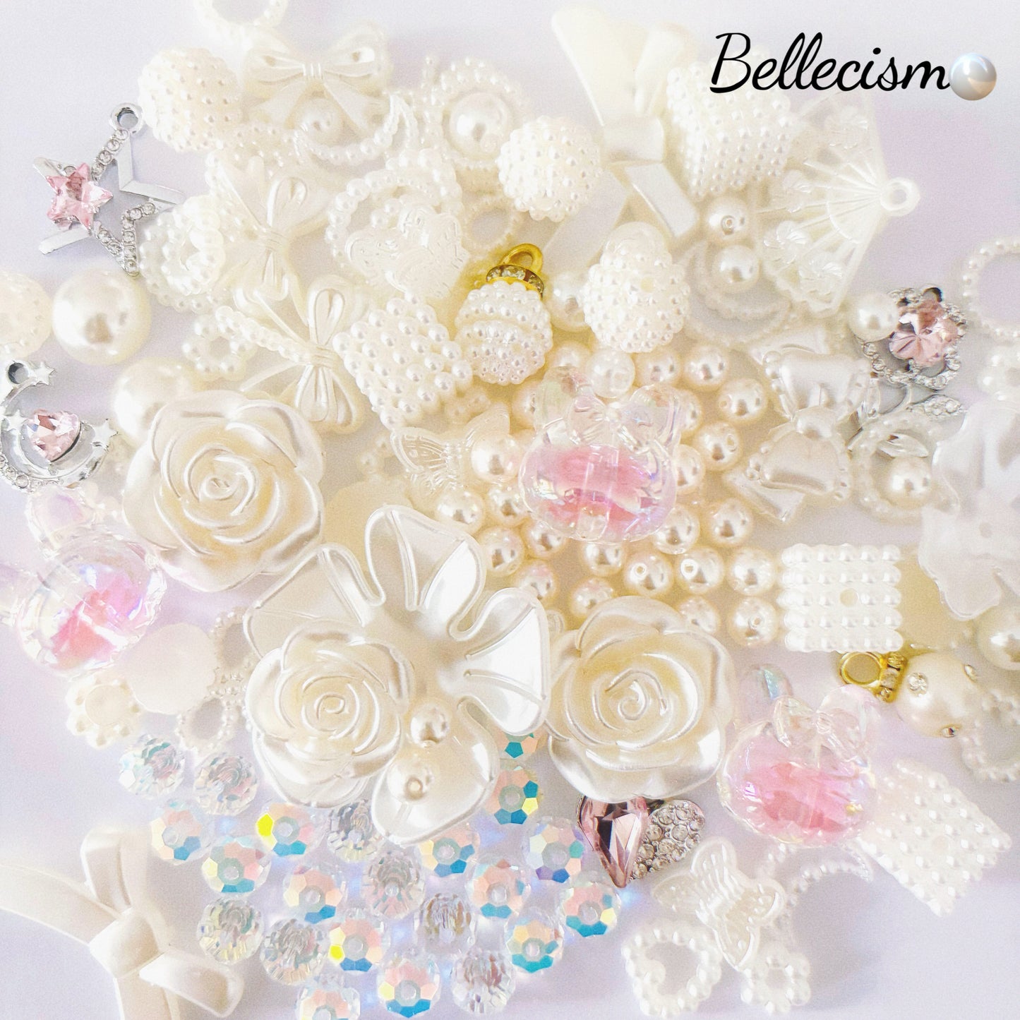 【Perlitas blancas】cuentas para colgantes/pulseras