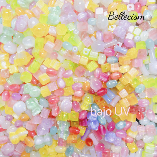 【Shing creatures】cuentas que cambian color bajo el sol