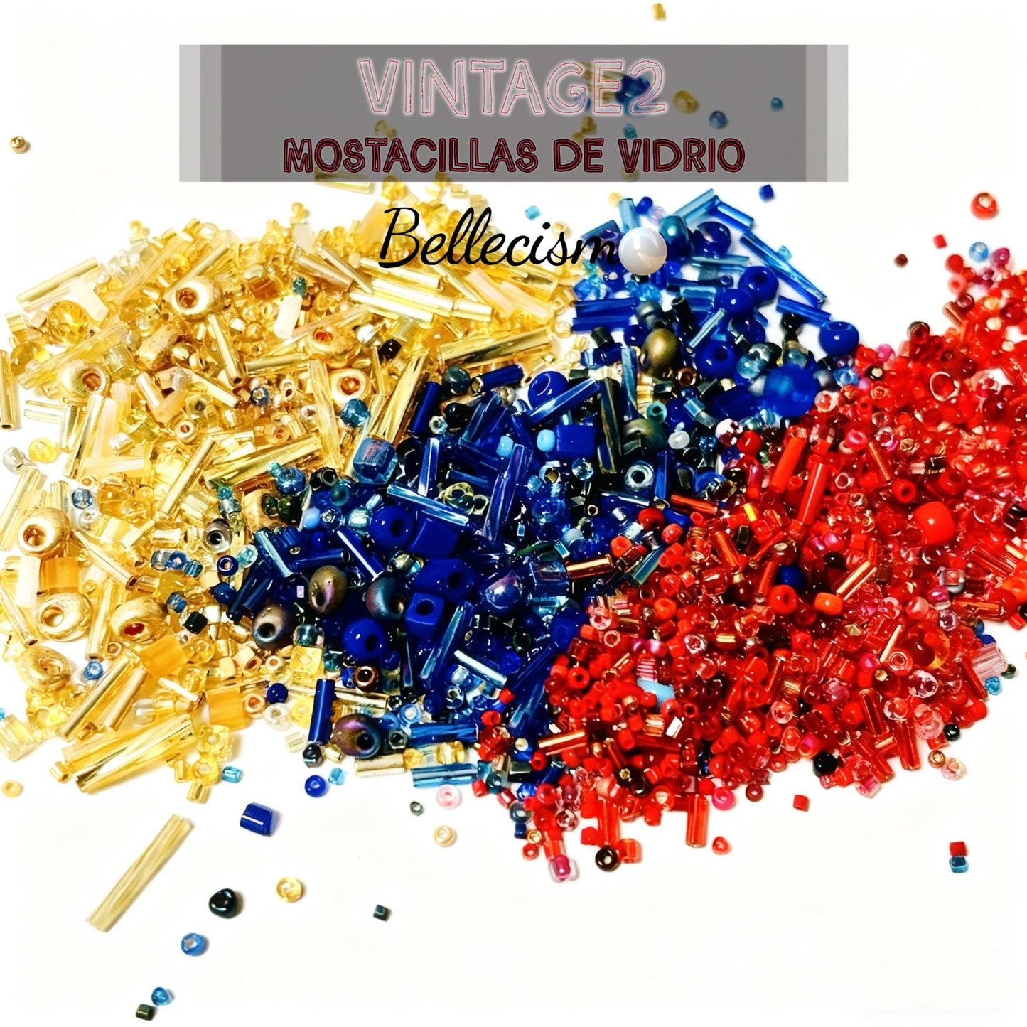 【Vintage 2】mostacillas para anillo/collar/pulsera